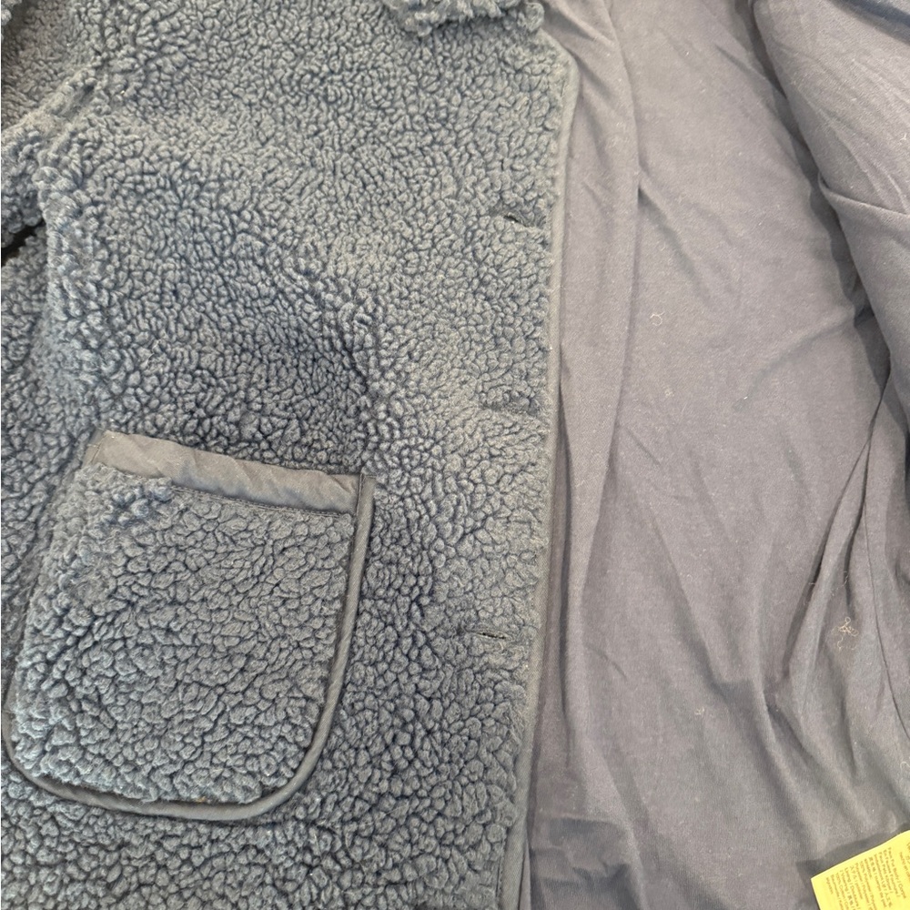 J. Crew Navy Sherpa Jacket - Picture 3 of 3